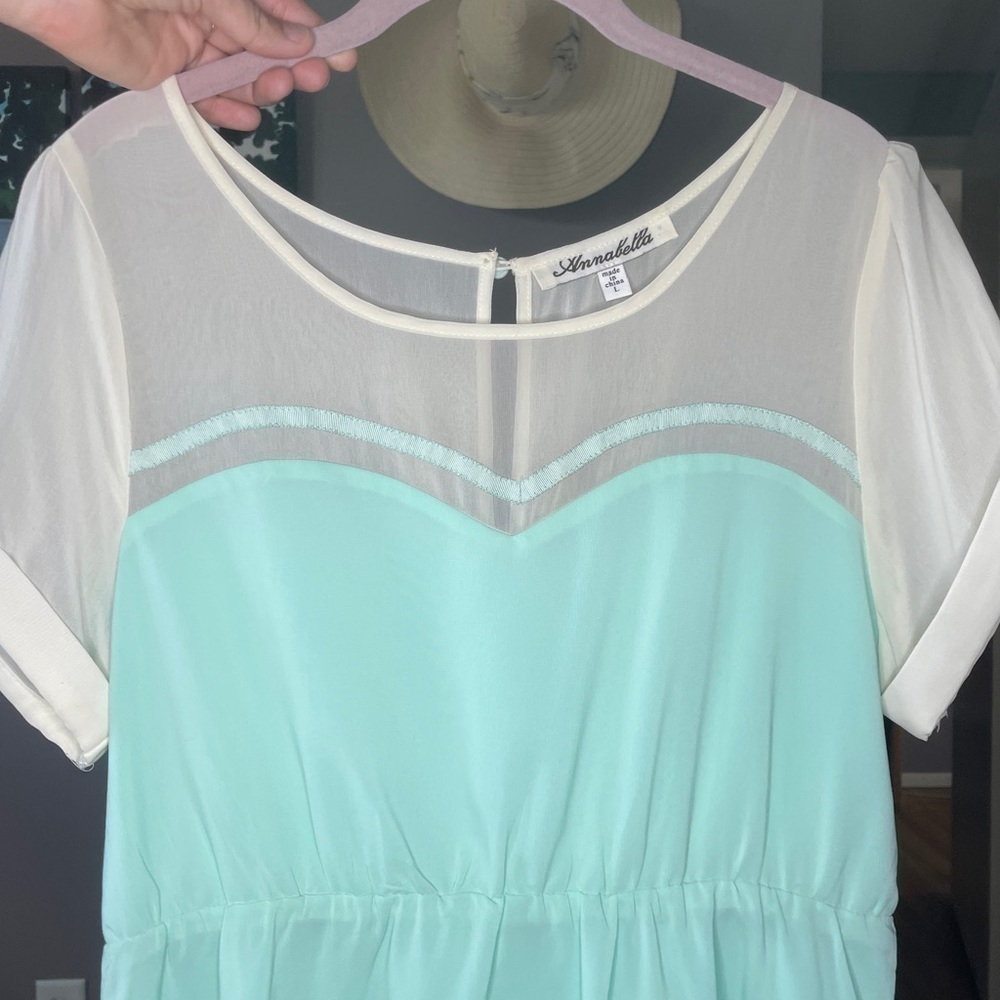Annabella Chiffon Retro Style Dress - Picture 3 of 8